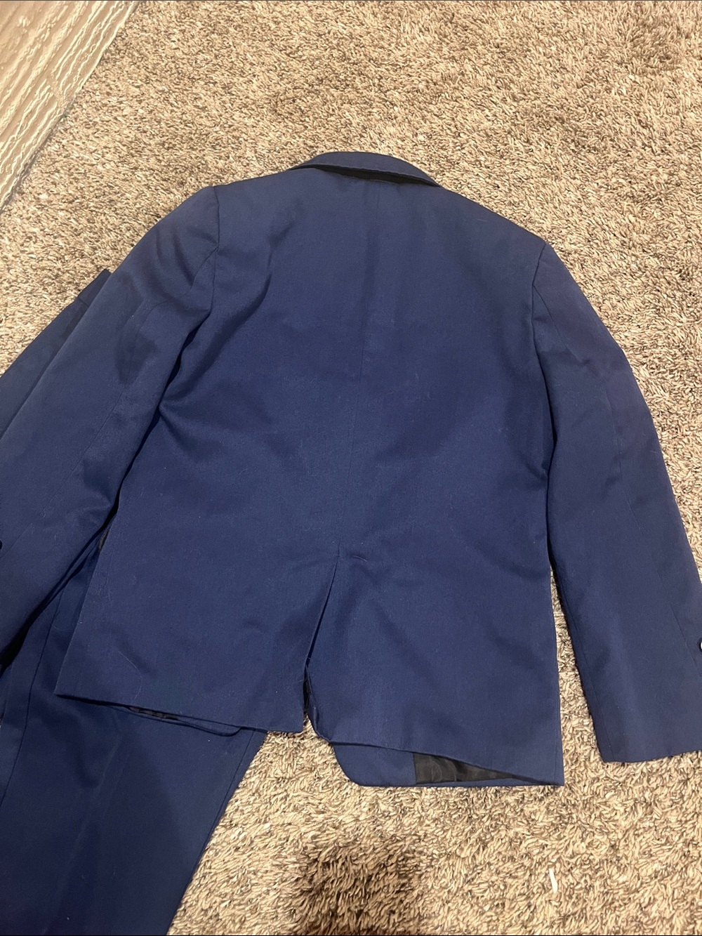 Calvin Klein Boys Navy Blue Full Suit - Picture 7 of 16